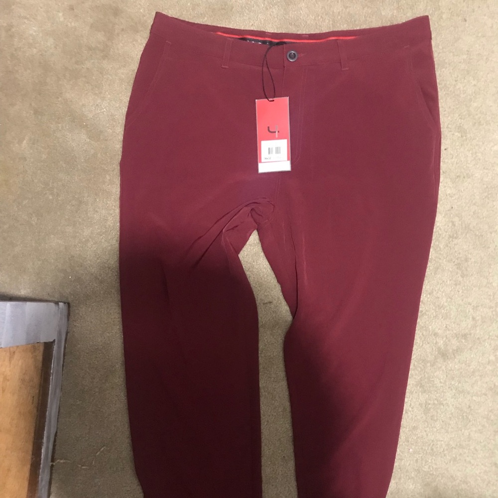 Men’s maroon dress/golf pants